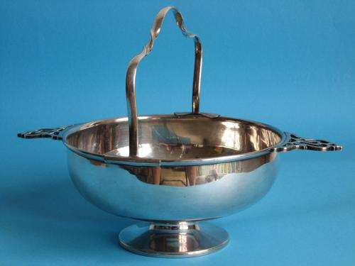 SILVER PLATED PEDESTAL BOWL