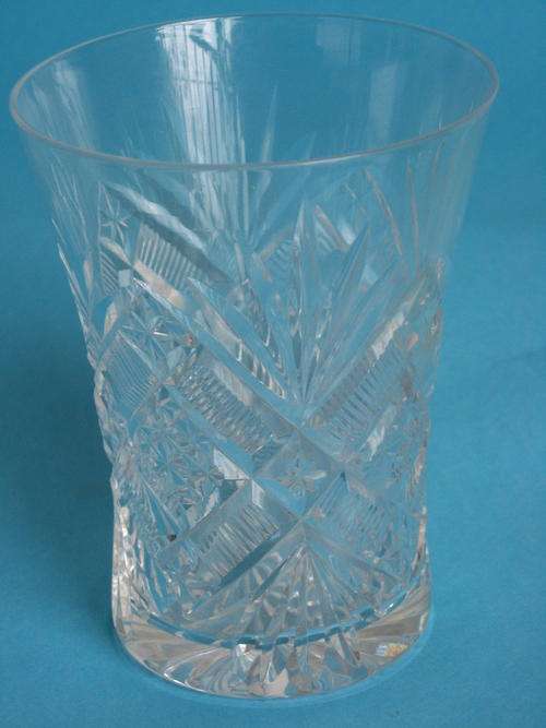 CUT CRYSTAL VASE