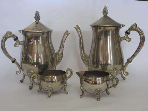 SILVERPLATED TEA SET