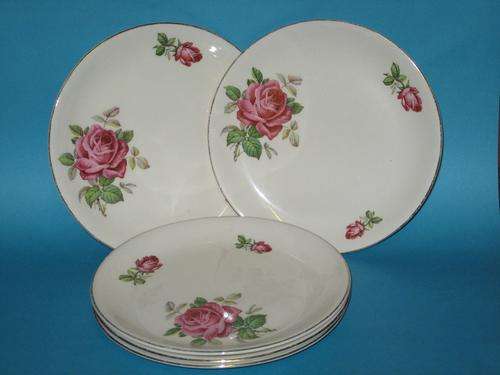 ALFRED MEAKIN Lancaster Rose SIDE PLATES