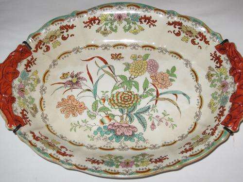 FLORENTINE CHINA PLATE - Japanese Goral Pattern