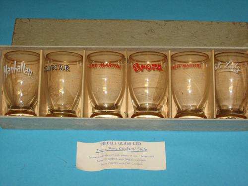 PIRELLI COCKTAIL GLASS SET