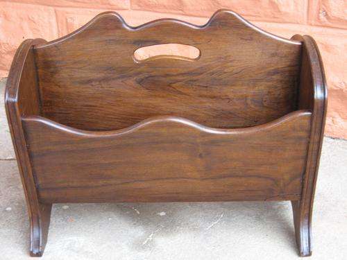 IMBUIA MAGAZINE RACK