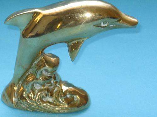 SOLID BRASS  DOLPHIN