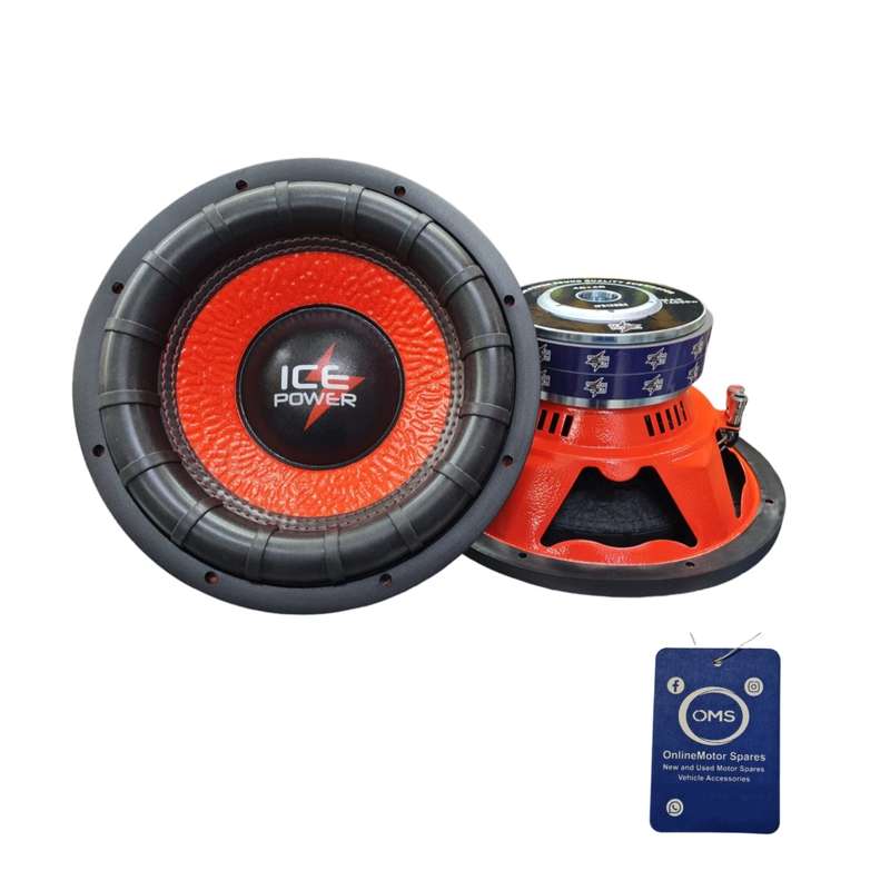 Ice Power 12` DVC 14000 Watt Subwoofer Tornado Series IP-S128D4 + OMS Air Freshener
