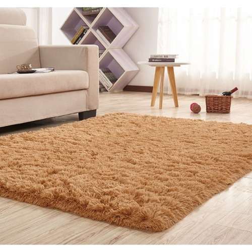 BROWN FLUFFY CARPET