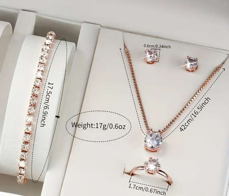 Women`s Casual Fashion Quartz Watch Analog PU Leather Wrist Watch & Rhinestone set