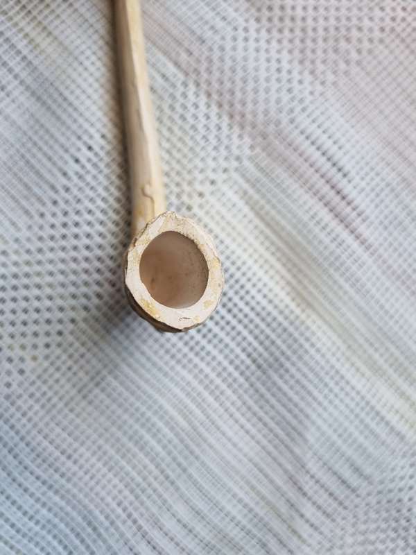 Antique clay tobacco pipe