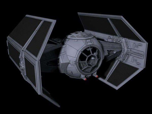 Darth Vader TIE Fighter Replica (With Display Stand)