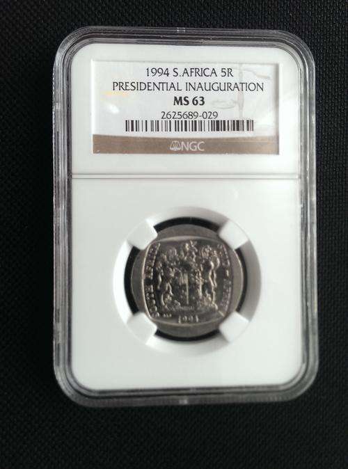 **R49 START** 1994 Presidential Inauguration R5 Coin Set ** MS63 & MS64 **