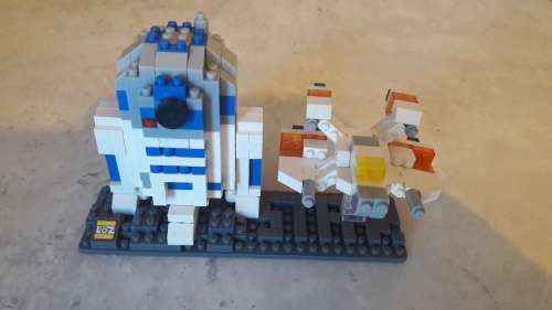 Star Wars R2D2 & Fighter - Nanoblocks