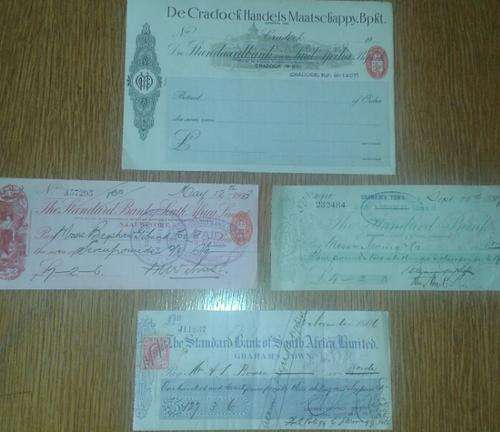OLD BANK CHEQUES- FOR COLLECTORS - RARE COLLECTION