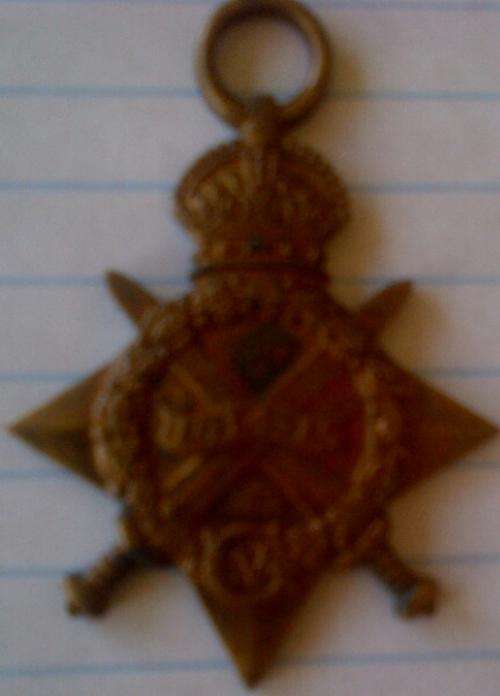 1914-1915 10th INFANTRY SERVICE MEDAL AWARDED TO PRIVATE .P. VINCENT