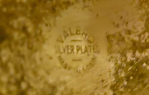 Antique Valero Made In Spain Silver Plated Wine Goblets ** X2 for Sale on R1 Auction**