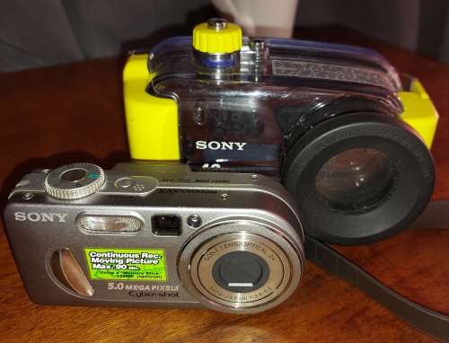 Sony Cybershot DSCP100 5.1MP Digital Camera With Many Exstras