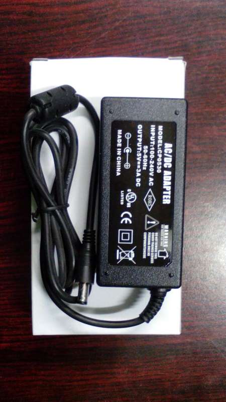 5V/3A Switching Power Adapter - CP0530 5V/3A model no. CP0530