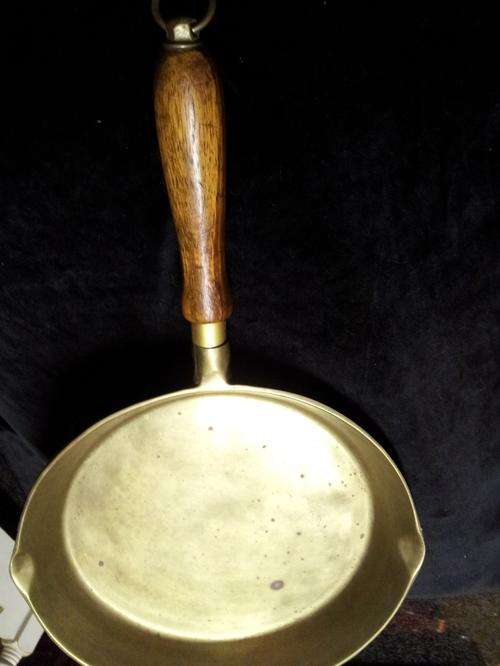 Antique Heavy Brass Sauce Pan - Crazy Wednesday