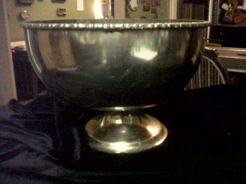 Large Brass Footed Bowl  - Crazy Wednesday!