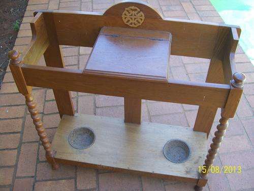 Solid Wood Vintage Antique Umbrella Stand - Crazy Wednesday!