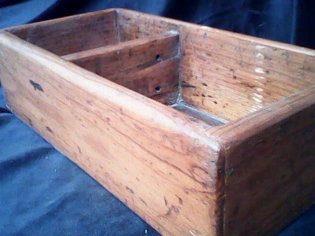 Old Oregon Pine Wooden Display Box  - Crazy Wednesday!!!