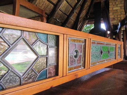 STUNNING STAINED GLASS PANEL (LARGE)