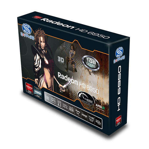 Sapphire ATI Radeon HD 6950 Video Card ** UNLOCKED TO 6970 - in original box 100% working