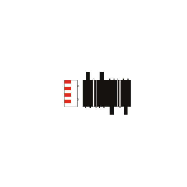 3 X Ninco Quarter Straight 10104