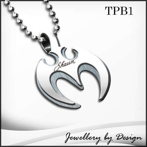 3D Stainless Steel Battoo Pendant