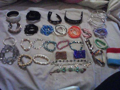 A LOAD OF BRACELETS
