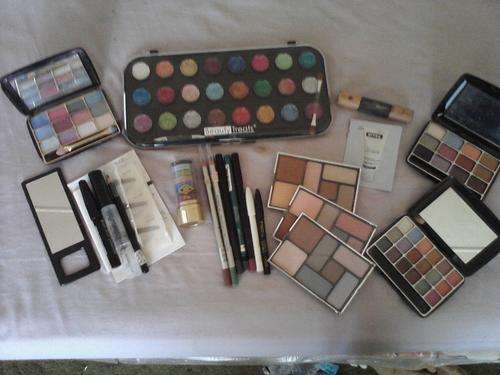 A LOT OF MAKE - UP
