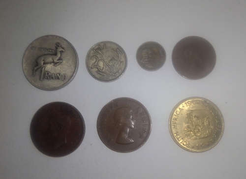 7 South Africa coins