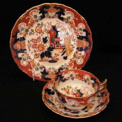 Royal Stafford China Tea Trio - Hand Painted - Circa 1912 - No Chips or Cracks