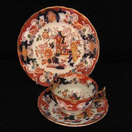 Royal Stafford China Tea Trio - Hand Painted - Circa 1912 - No Chips or Cracks