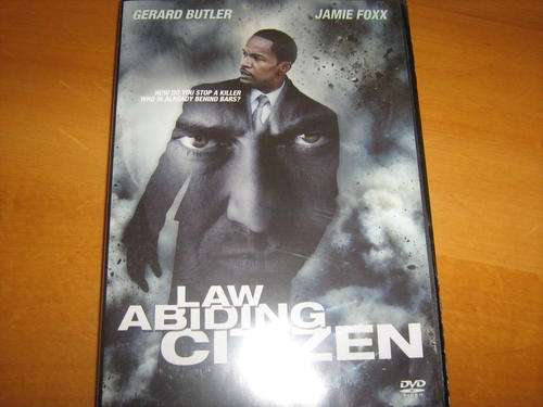 A LAW ABIDING CITIZEN- JAMIE FOXX, GERALD BUTLER DVD.