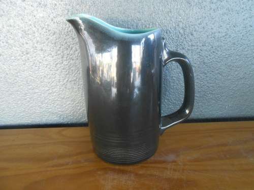 Lovely Turquoise and Black Jug