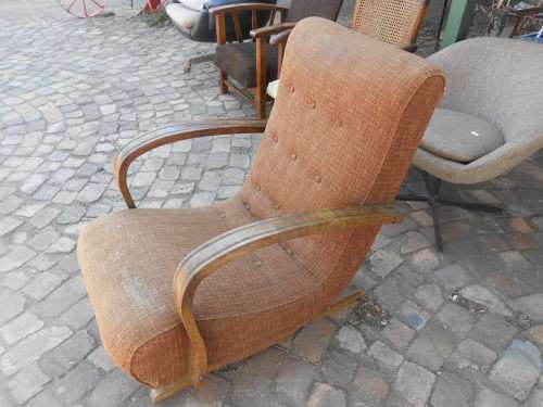Vintage Banana Rocking Chair
