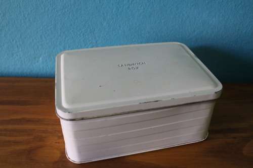 Vintage Metal Lunch Tin