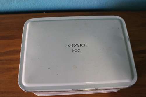 Vintage Metal Lunch Tin