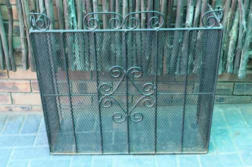Metal Wrought Iron Fire Grate or Screen