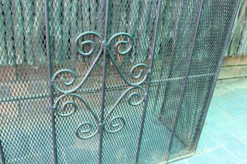Metal Wrought Iron Fire Grate or Screen