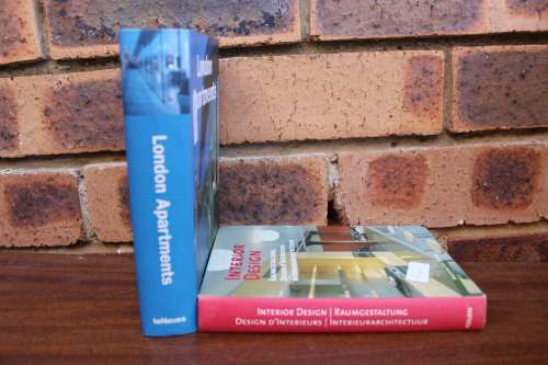 Two Interior Design Books (Small Coffee table Books)