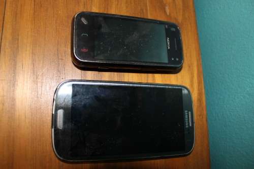 Two Cell Phone for Parts or Repair  (Samsung S3 and Nokia N Series)