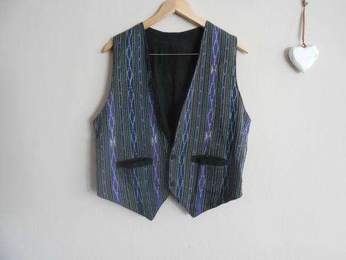 Vintage Tapestry Waist Coat (Medium)
