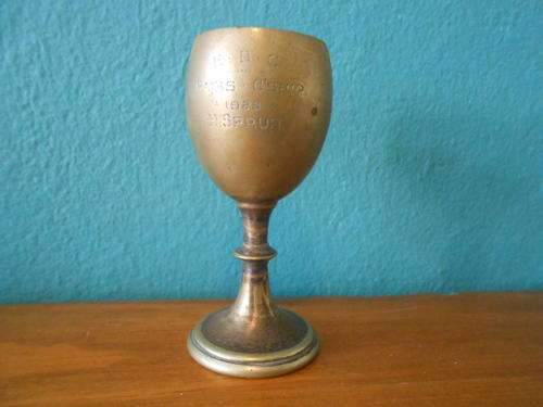 Silver Plated (EPNS) Trophy awarded in 1929 (Stands 8 1/2 cm tall)