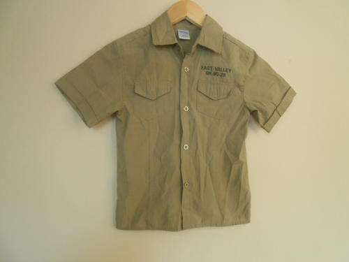Boys Khaki Top by Little Rebels (6 to 7 yrs)