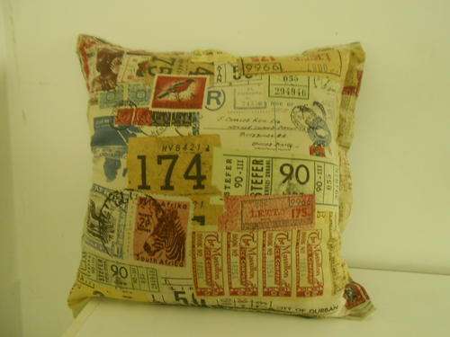 Stamp Print Cushion