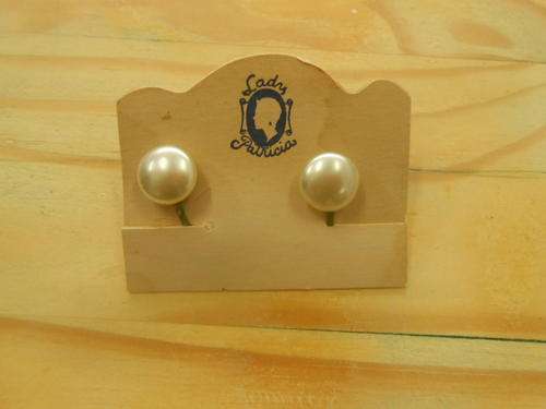 Vintage Faux Pearl Earrings