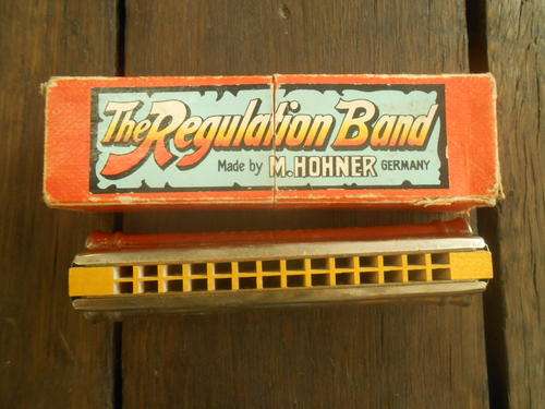 Vintage "The Regulation Band" Harmonica in Original Box