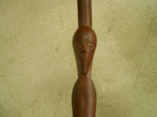 Hand carved walking stick
