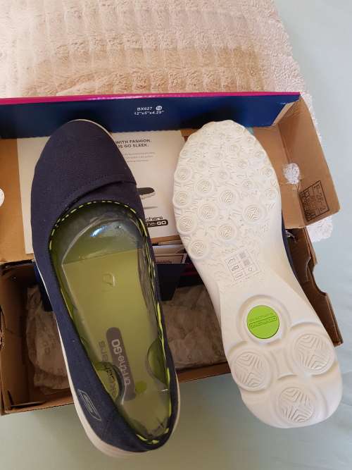 Original Ladies Skechers Go Sleek Jetset - SA6 (Navy)